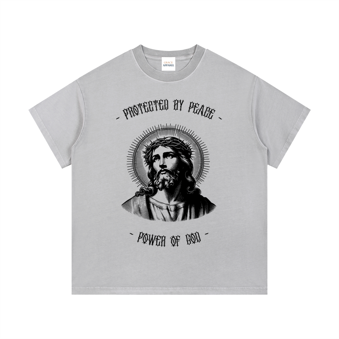 shirt,protected by peace,unisex
