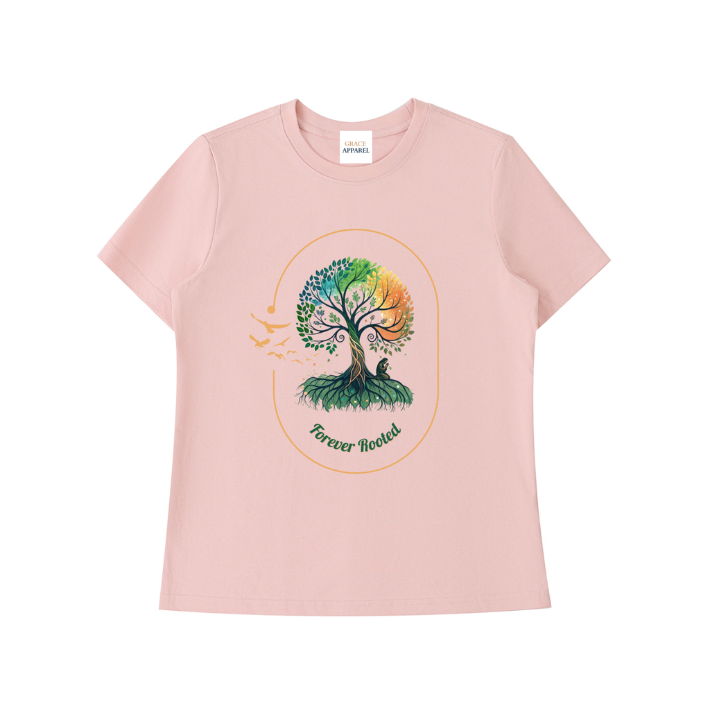 shirt,forever rooted,women