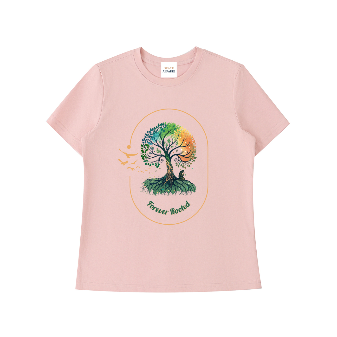 shirt,forever rooted,women