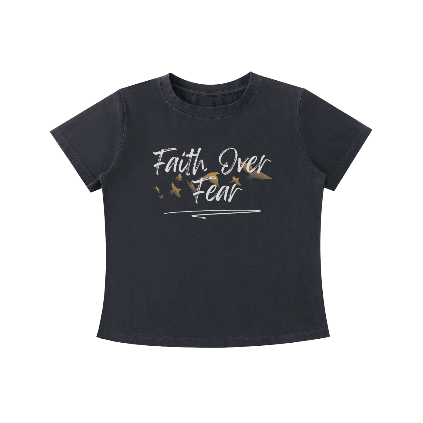 shirt,faith over fear,women