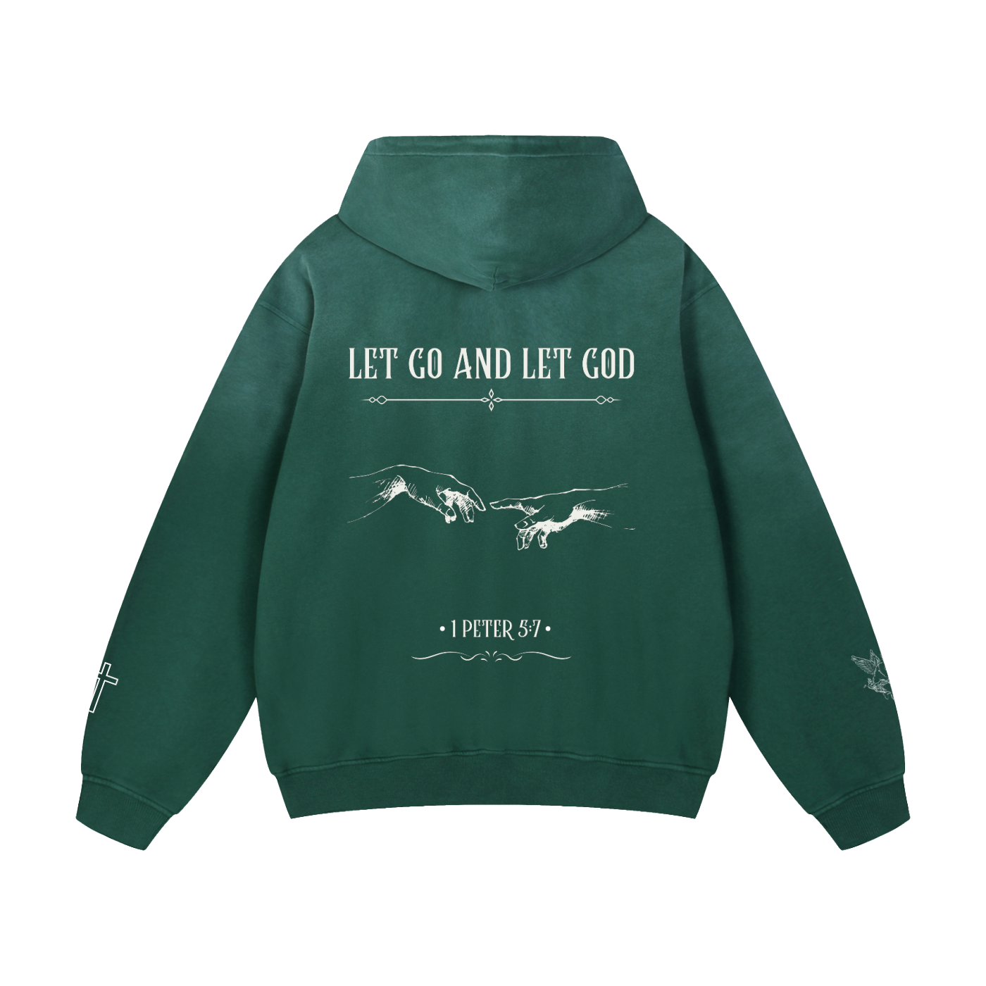 sweater,let go and let god,unisex