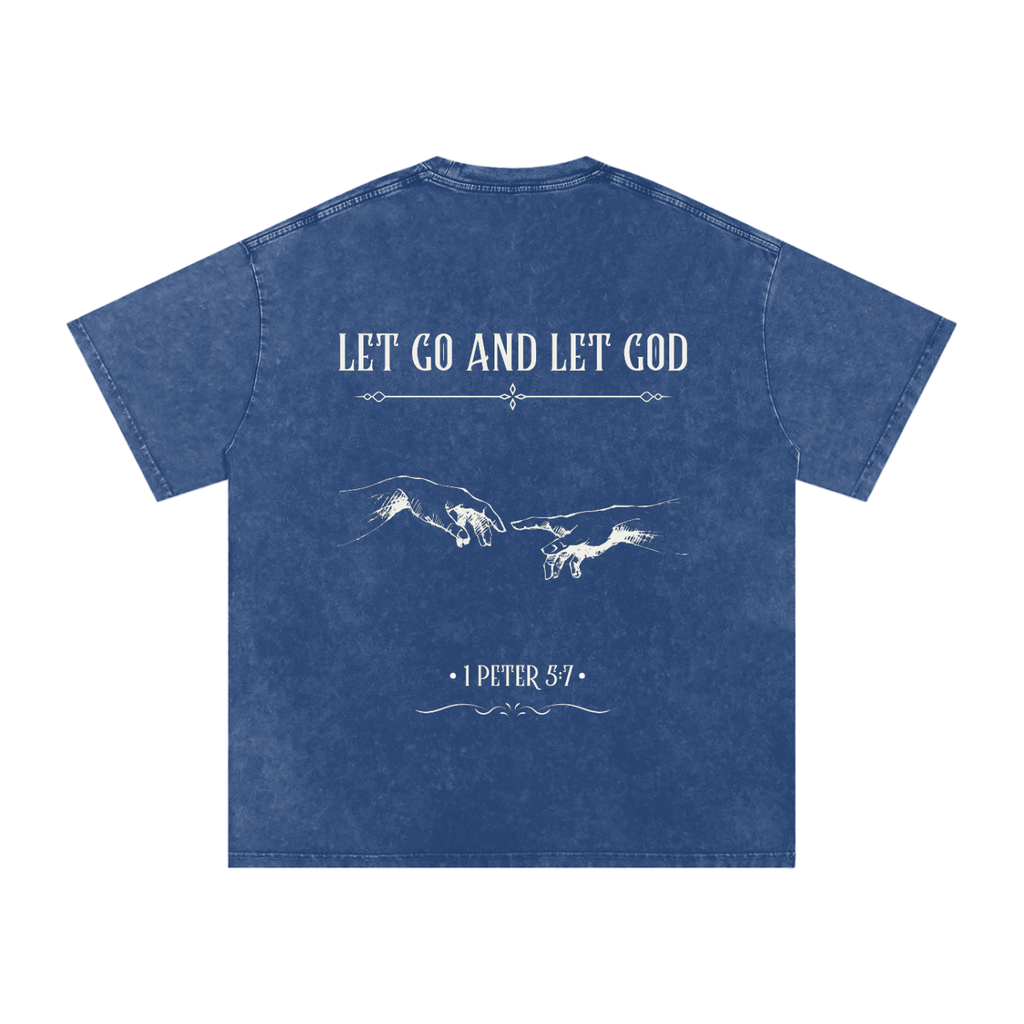 shirt,let go and let god,unisex