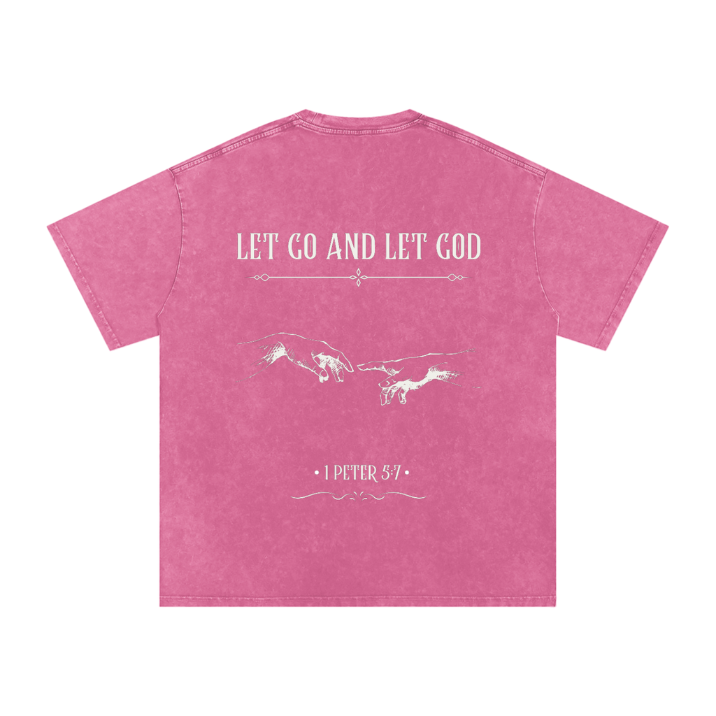 shirt,let go and let god,unisex
