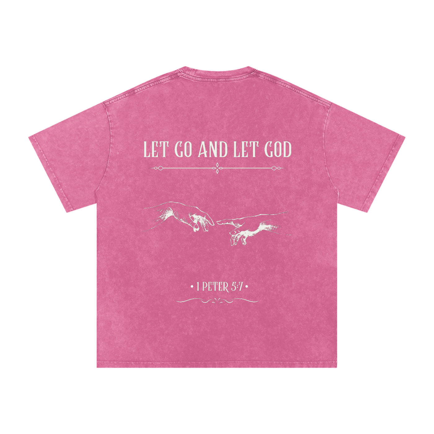 shirt,let go and let god,unisex