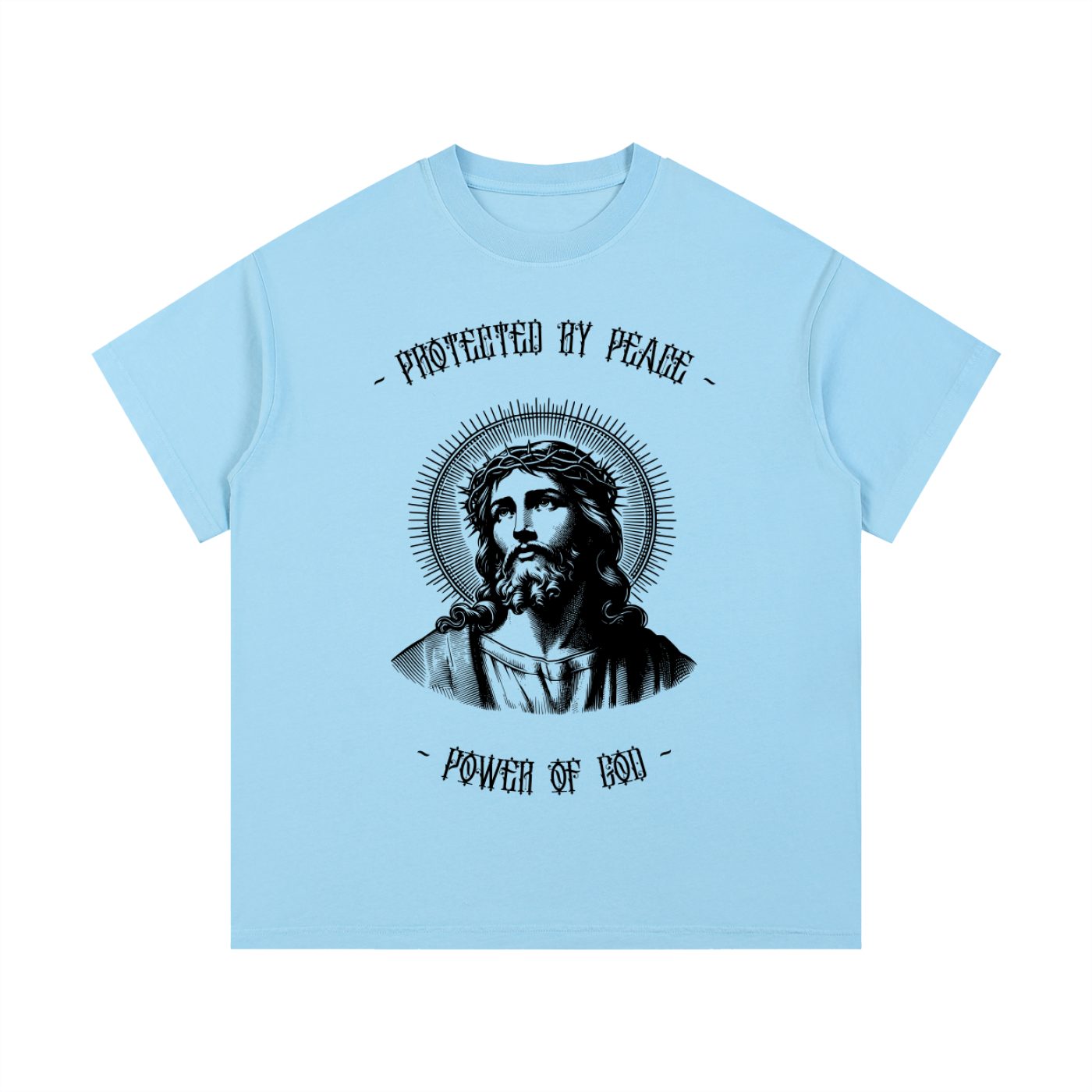 shirt,protected by peace,unisex