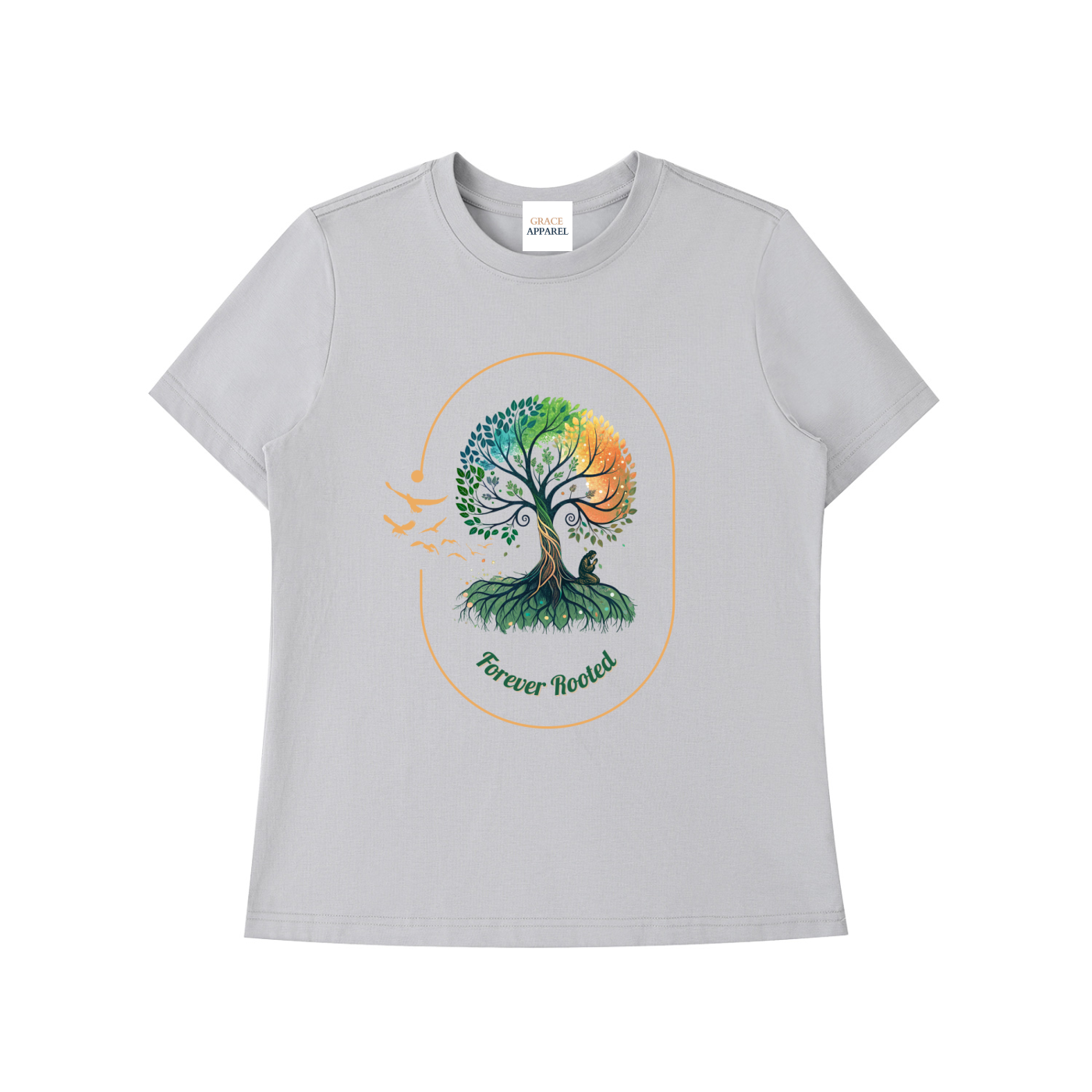 shirt,forever rooted,women
