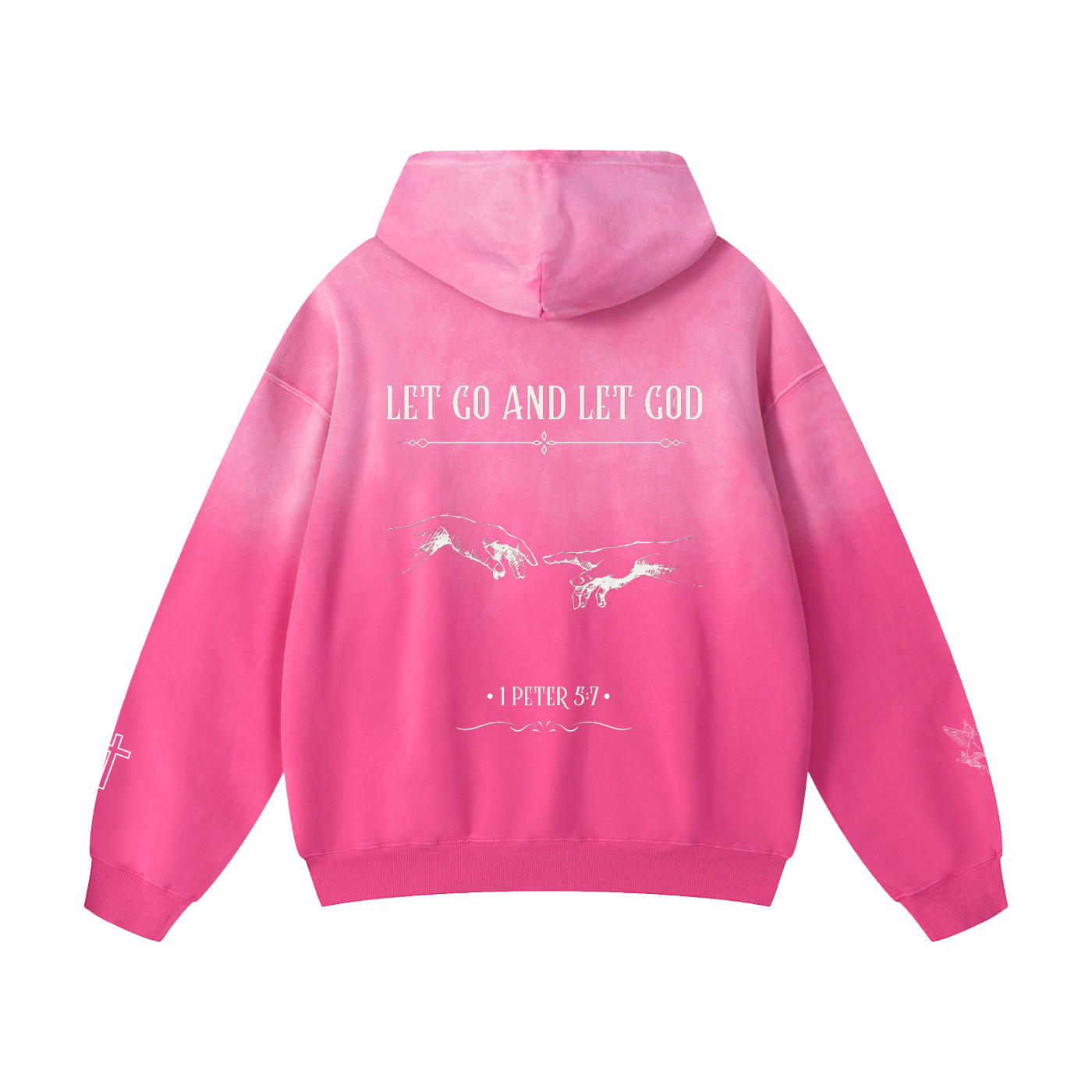 sweater,let go and let god,unisex