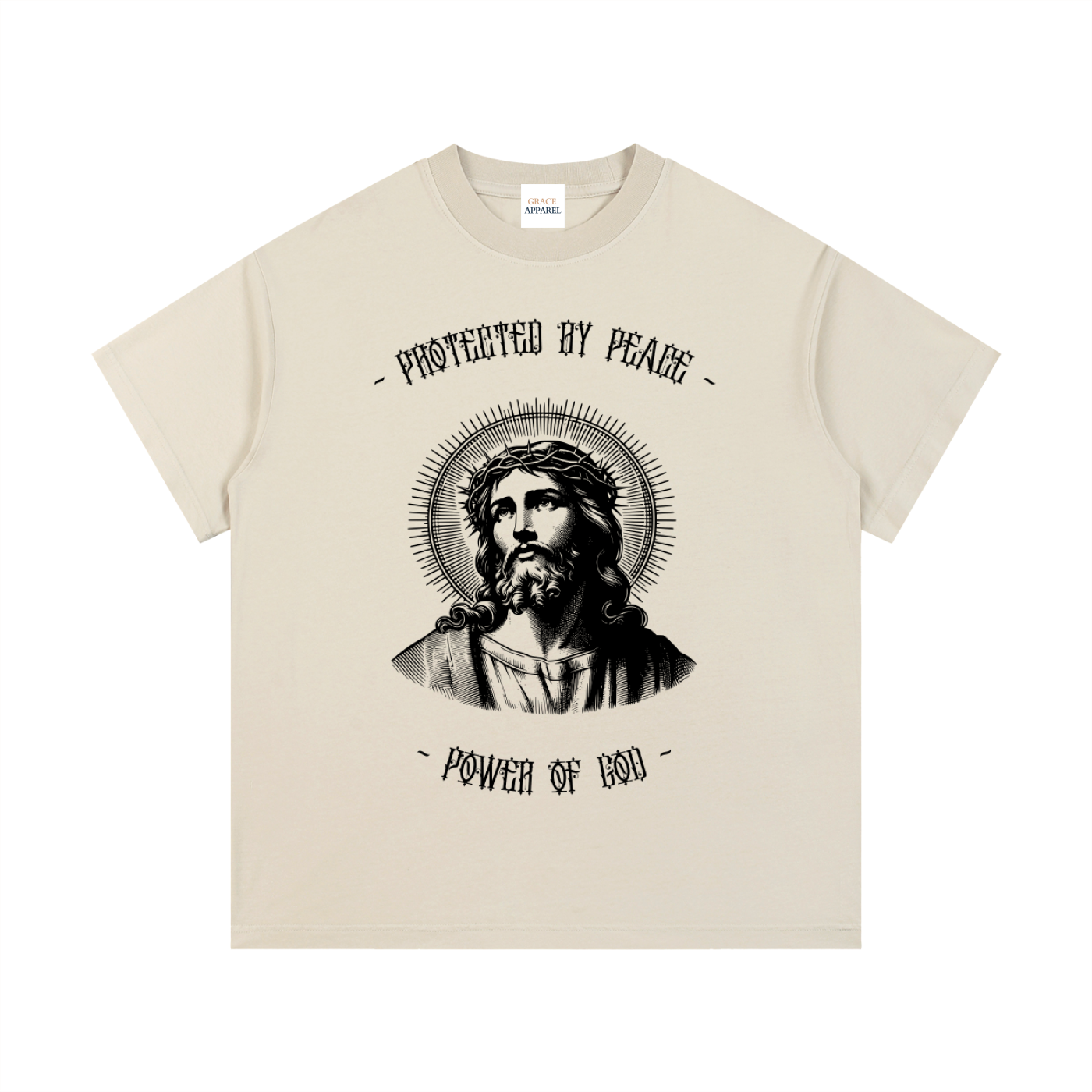 shirt,protected by peace,unisex