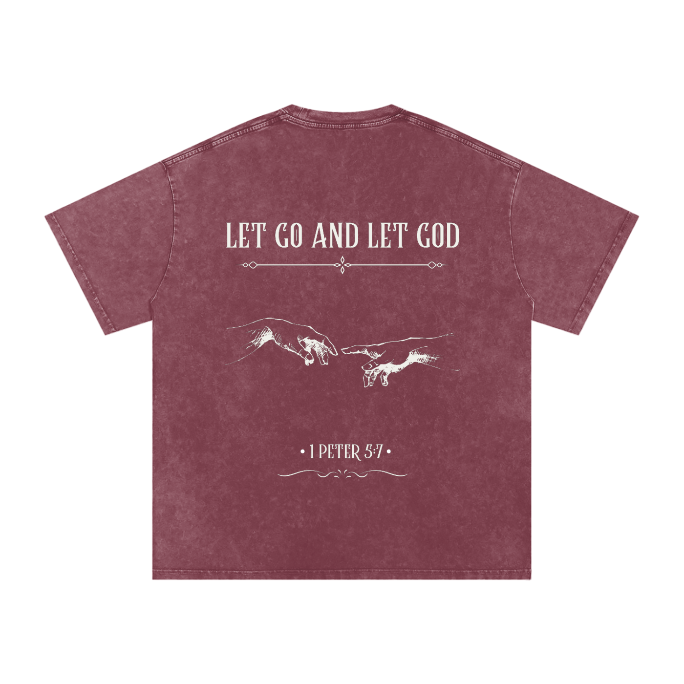 shirt,let go and let god,unisex