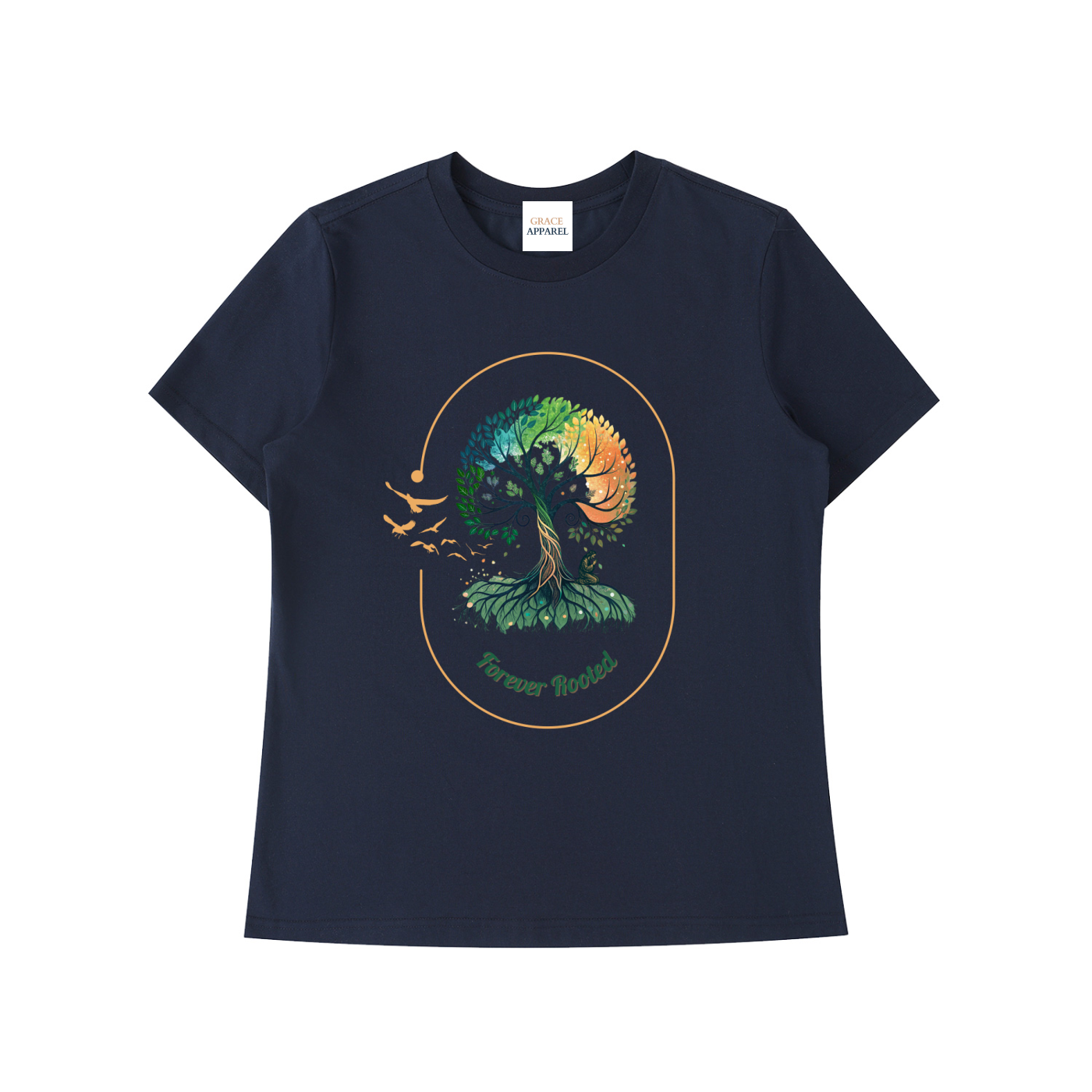 shirt,forever rooted,women