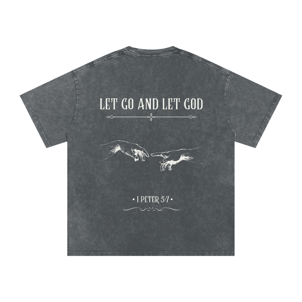 shirt,let go and let god,unisex