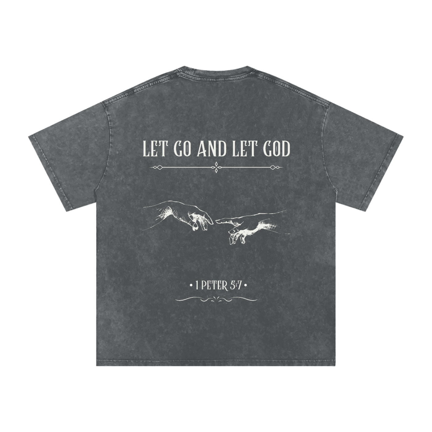 shirt,let go and let god,unisex
