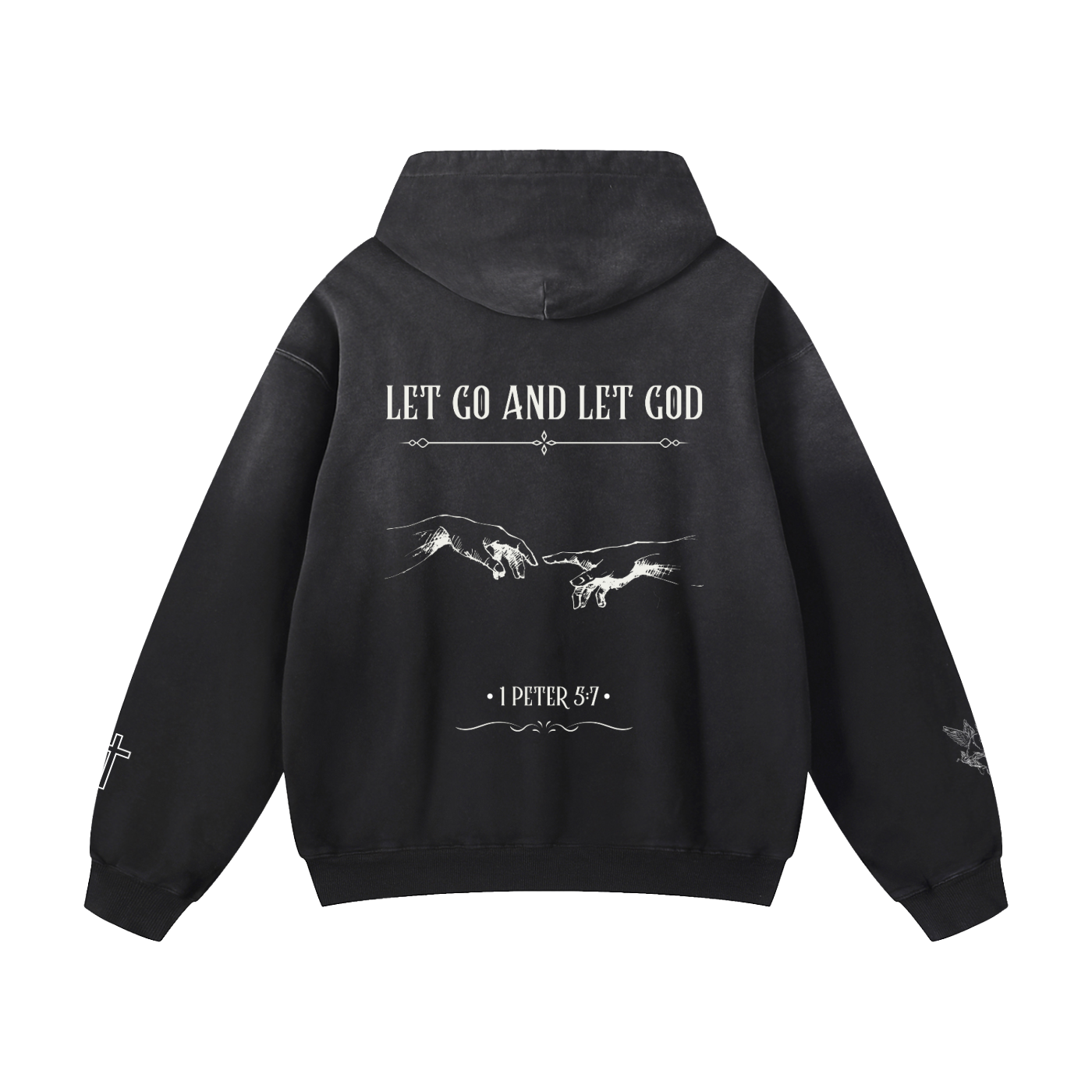 sweater,let go and let god,unisex
