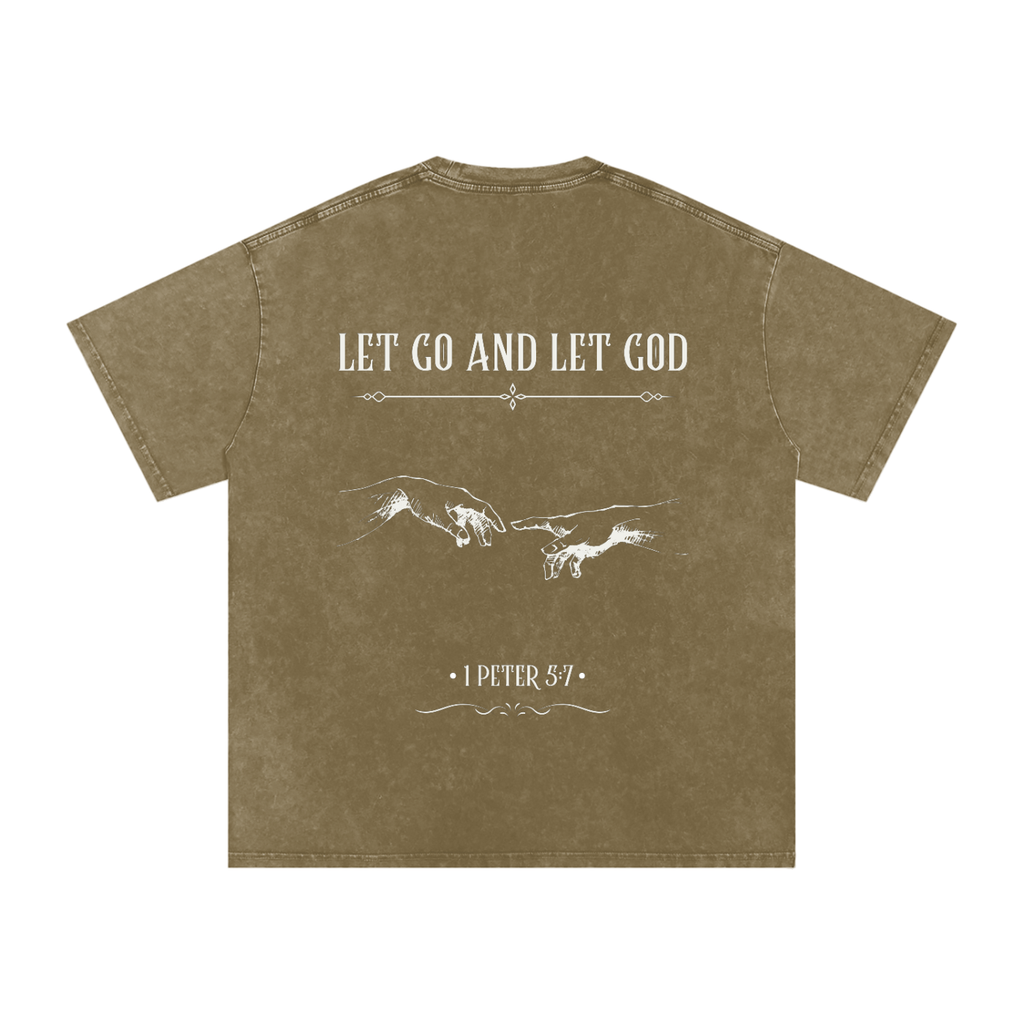 shirt,let go and let god,unisex