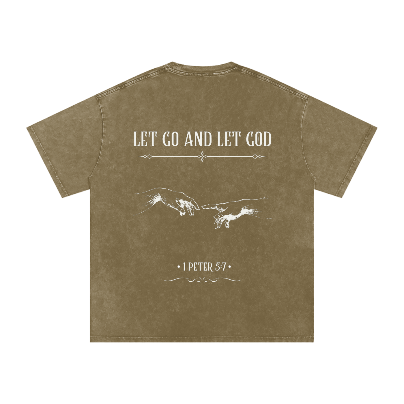 shirt,let go and let god,unisex