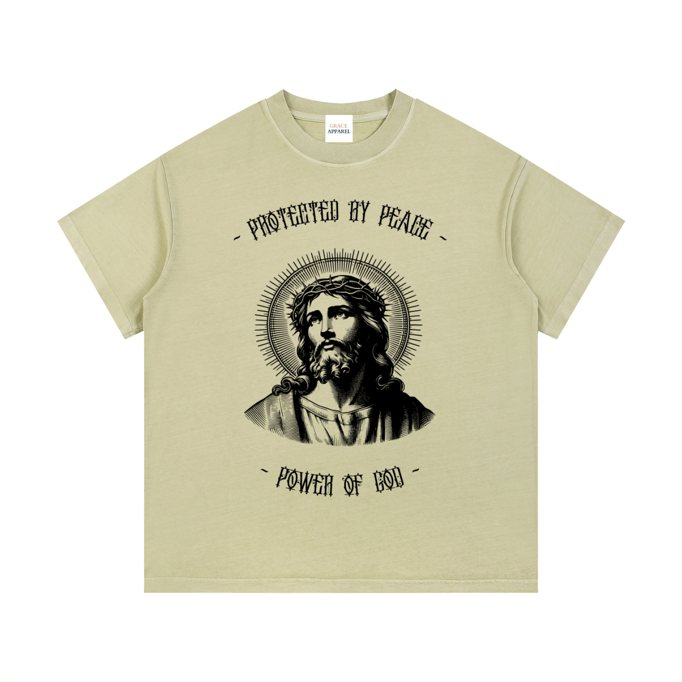 shirt,protected by peace,unisex