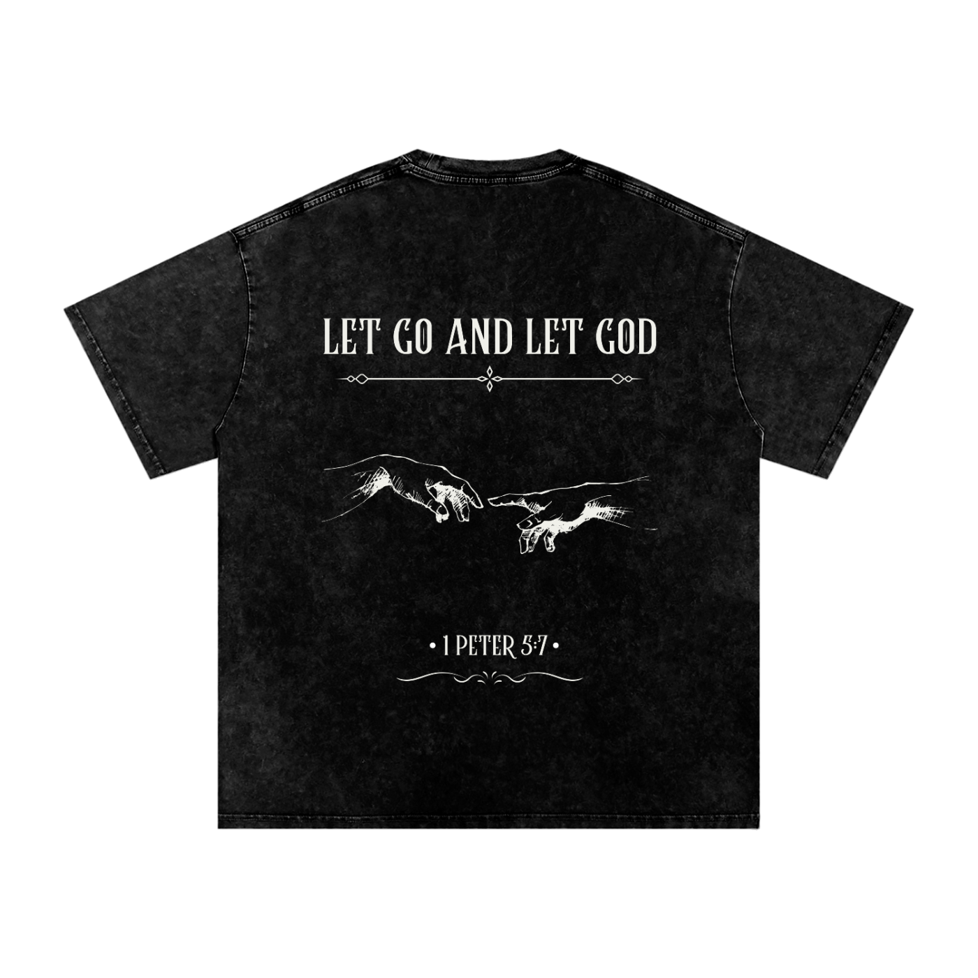 shirt,let go and let god,unisex