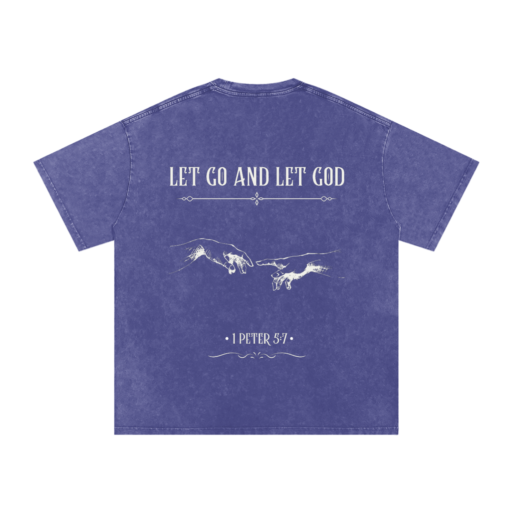 shirt,let go and let god,unisex