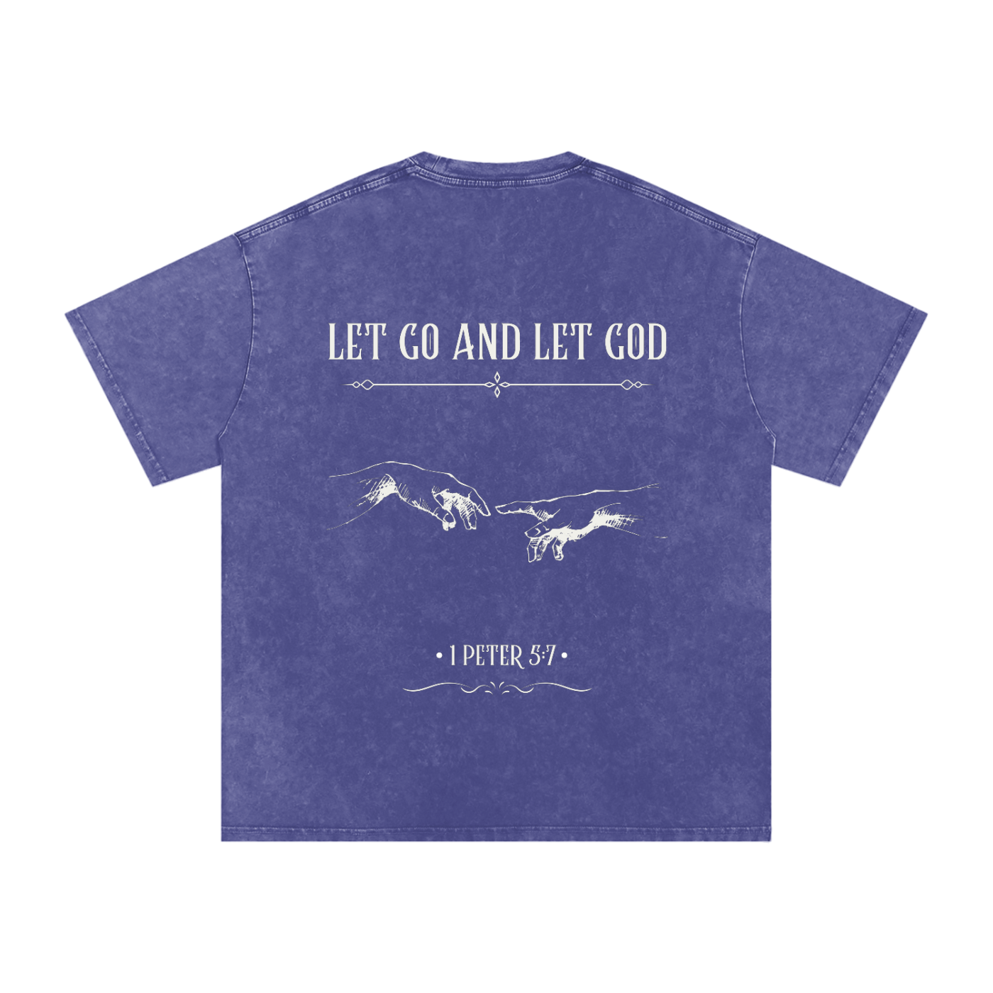 shirt,let go and let god,unisex