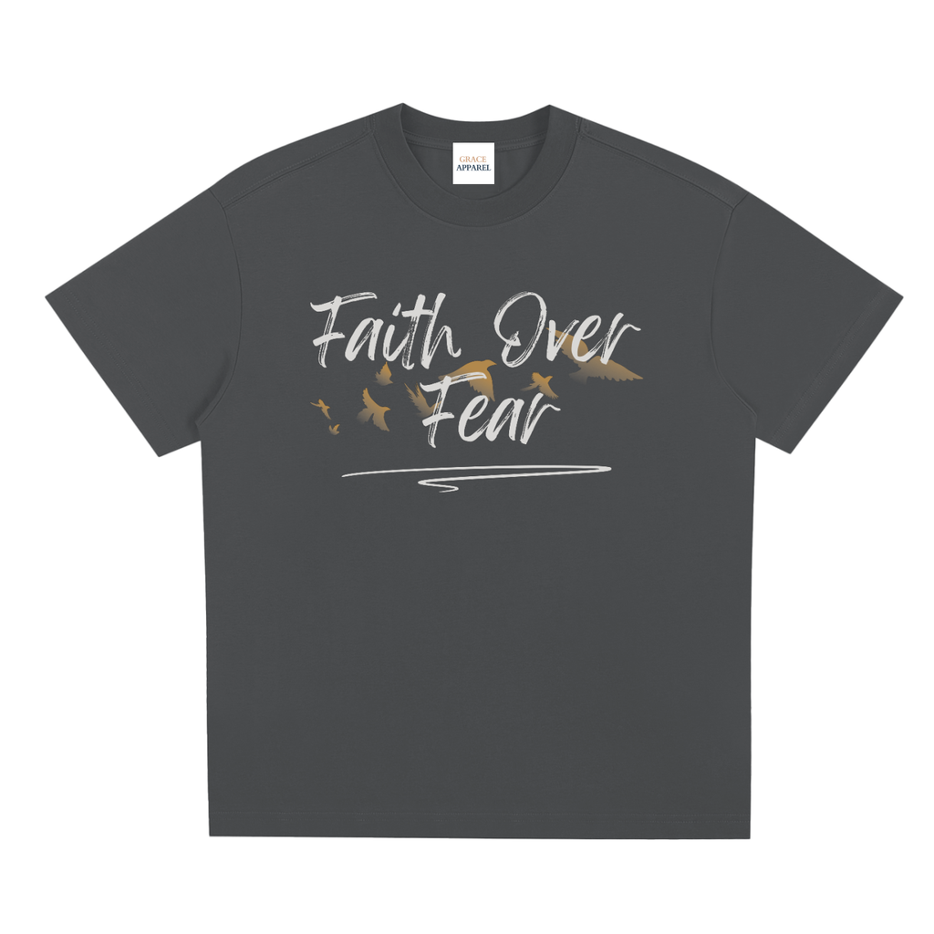 shirt,faith over fear,unisex