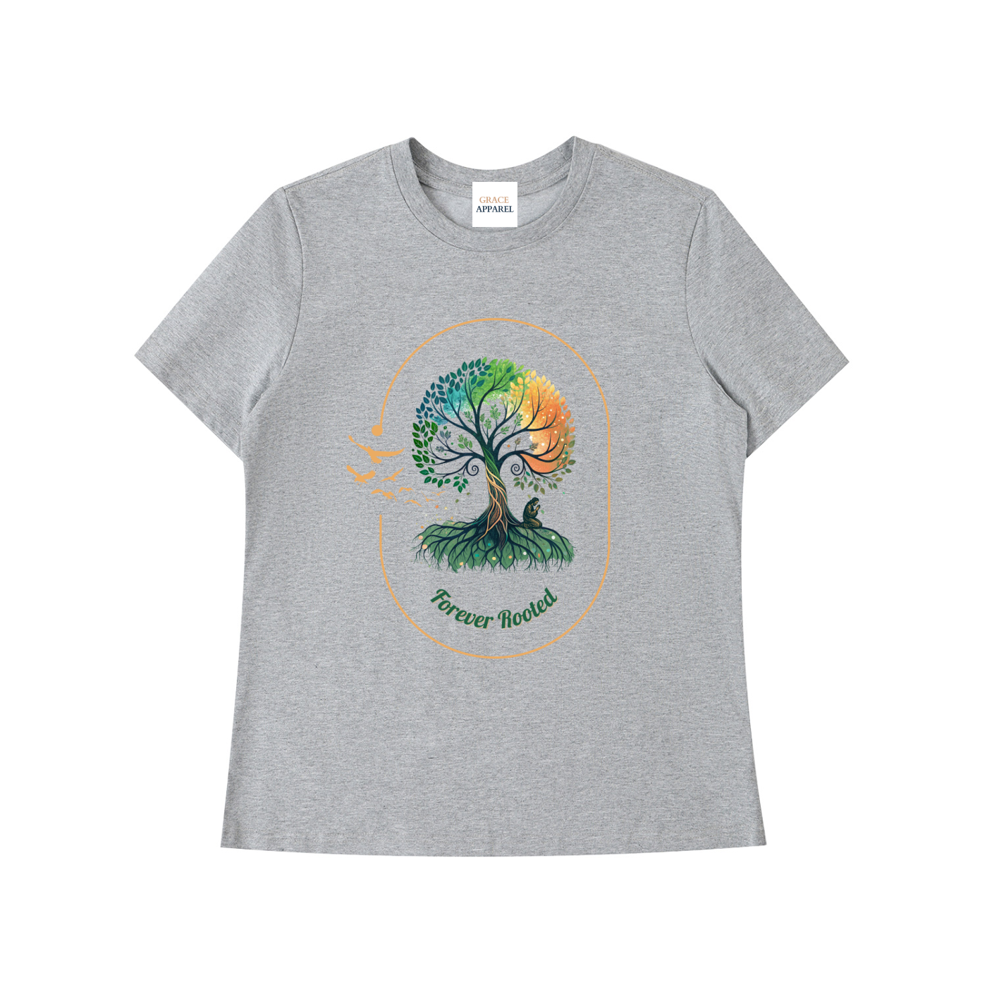 shirt,forever rooted,women