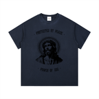 shirt,protected by peace,unisex