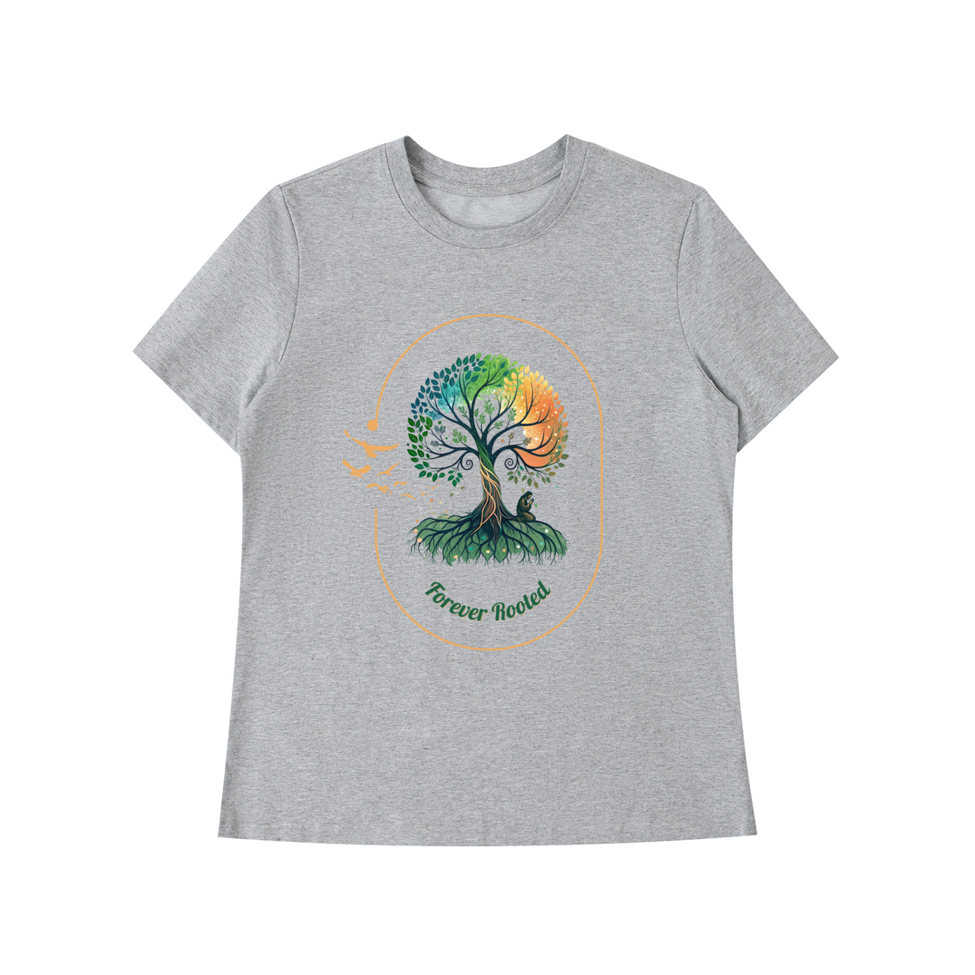 shirt,forever rooted,women