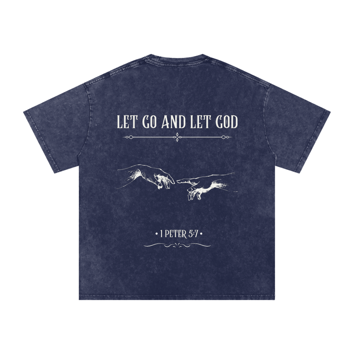 shirt,let go and let god,unisex