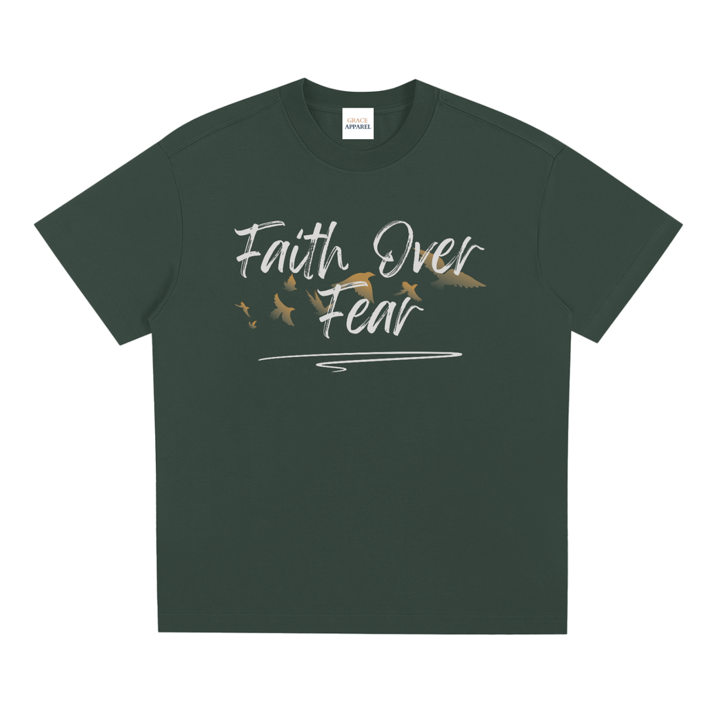 shirt,faith over fear,unisex