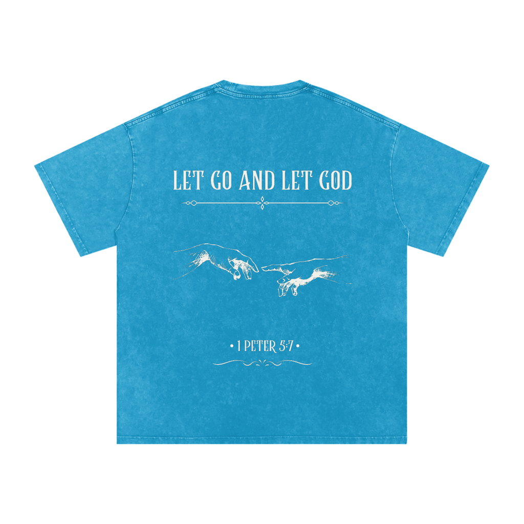 shirt,let go and let god,unisex