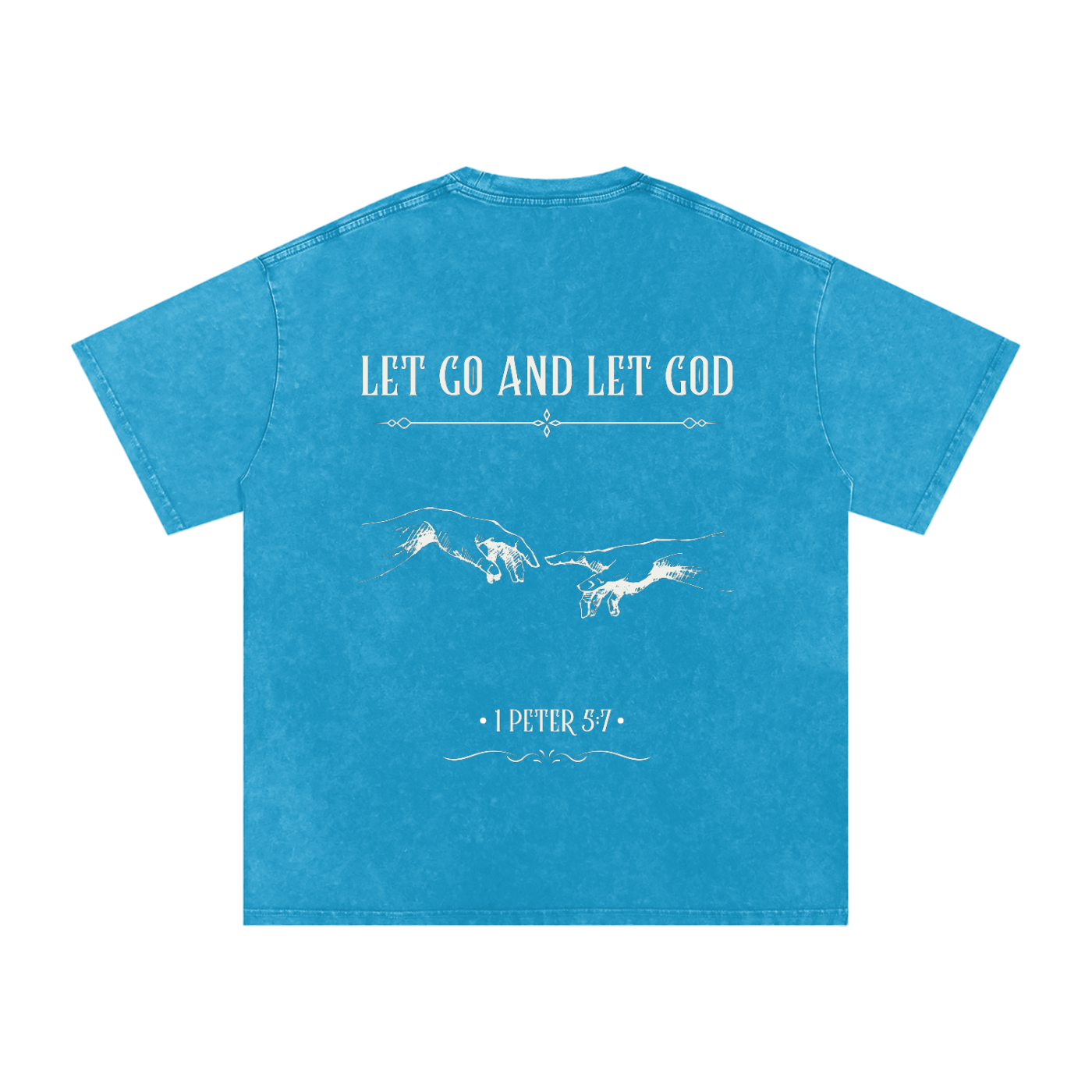 shirt,let go and let god,unisex