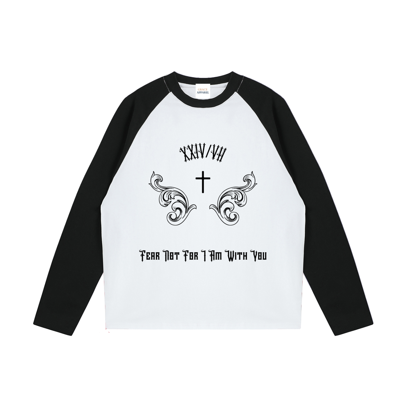 long sleeve,fear not,unisex