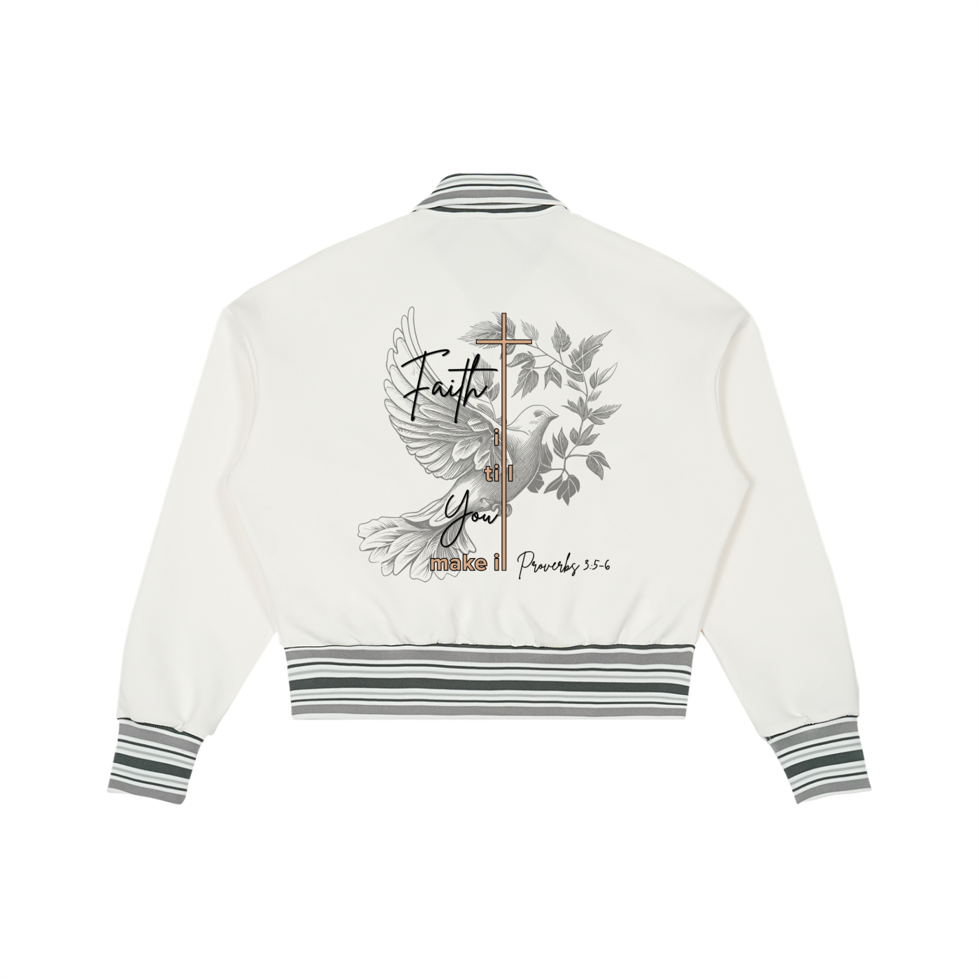 Faith It Till You Make It,Unisex,Jacket