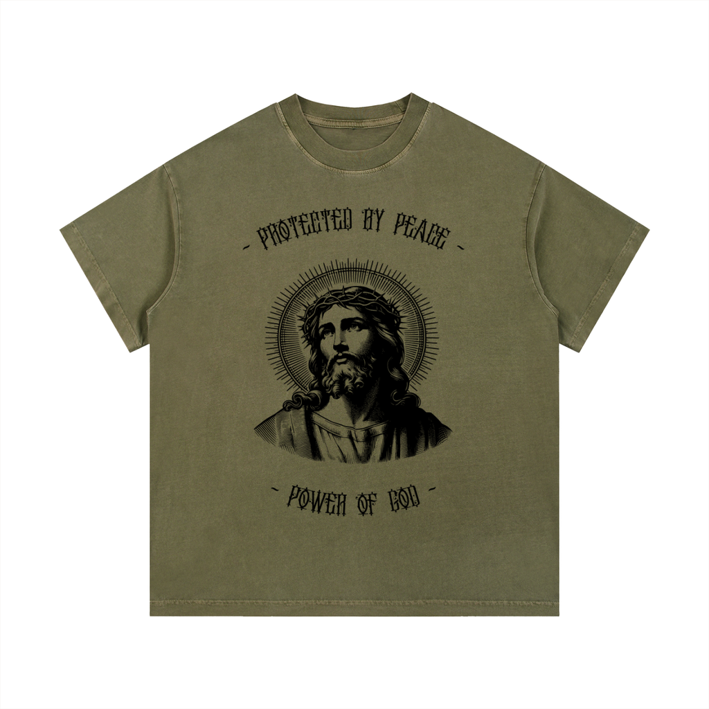 shirt,protected by peace,unisex