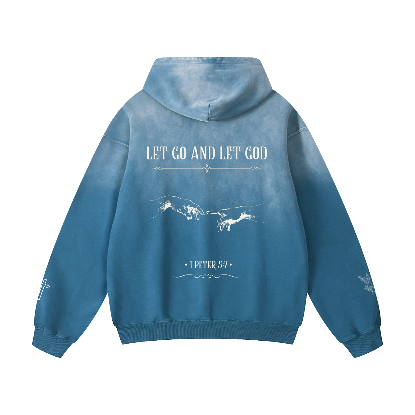 sweater,let go and let god,unisex
