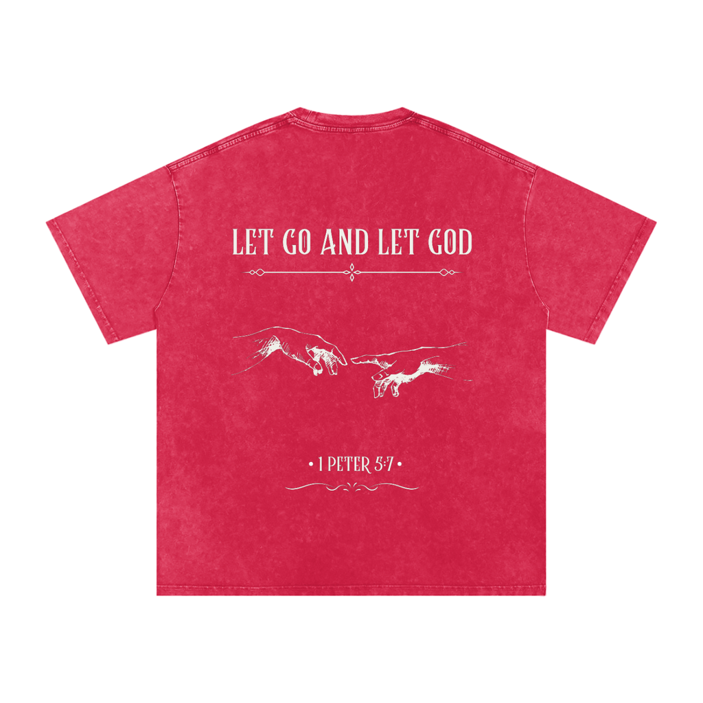 shirt,let go and let god,unisex