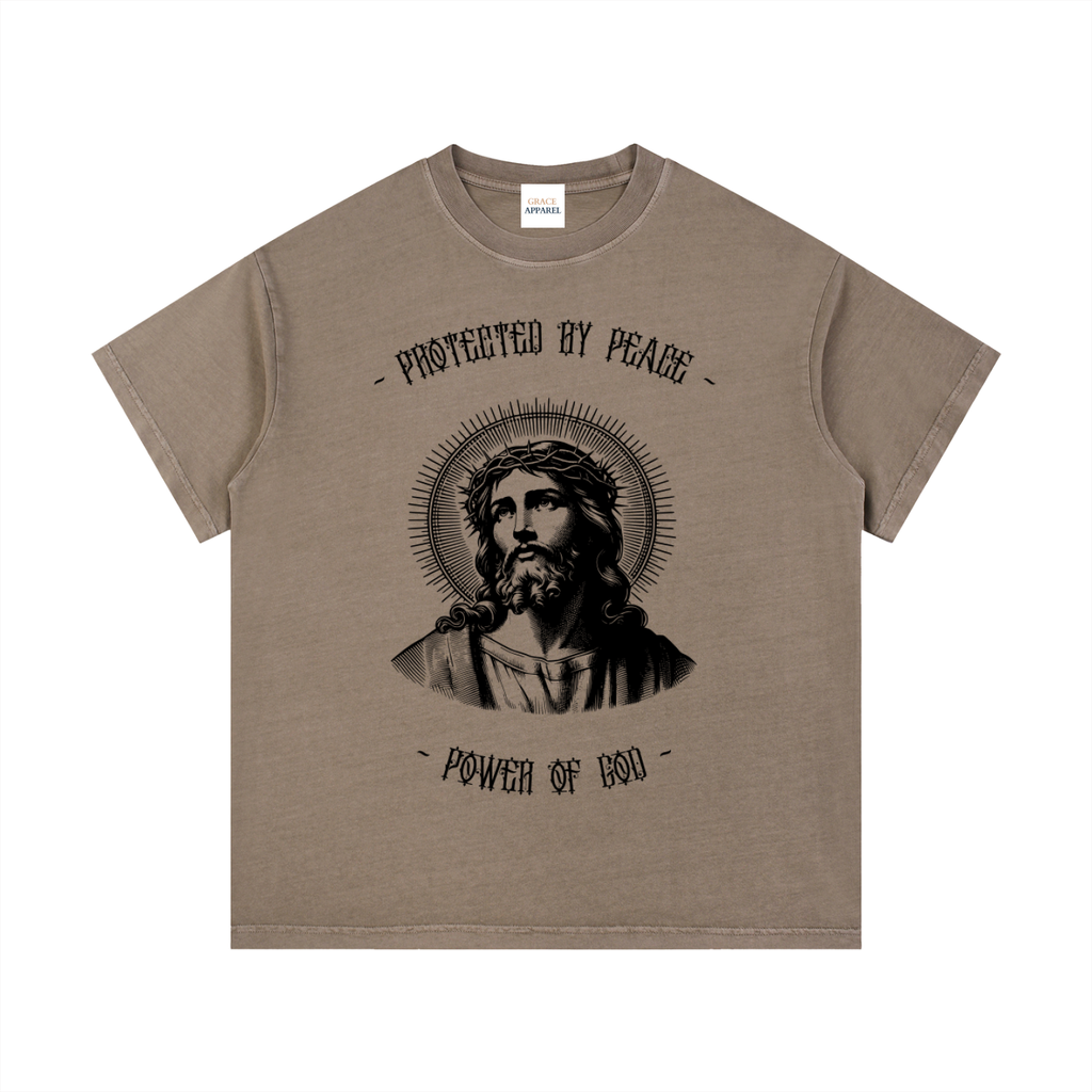 shirt,protected by peace,unisex