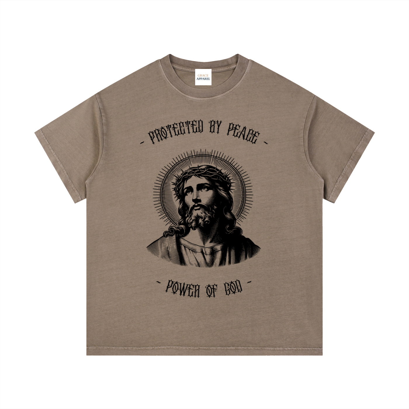 shirt,protected by peace,unisex